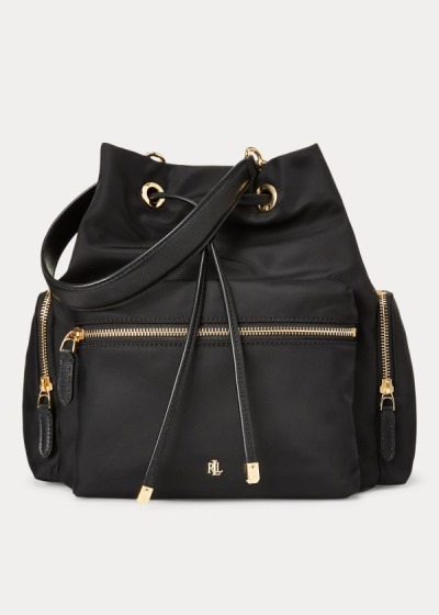 Women's Ralph Lauren Nylon Debby Drawstring Bag | 613987FNU